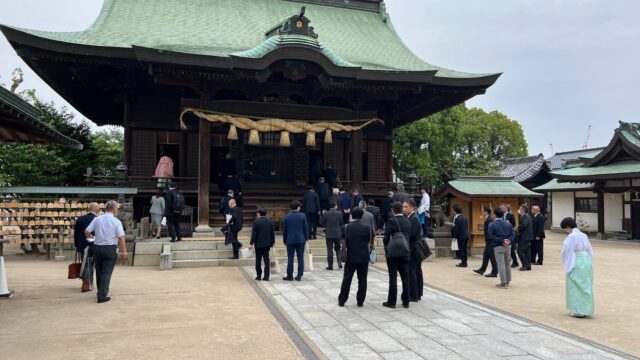 令和7年度　通水祈願祭